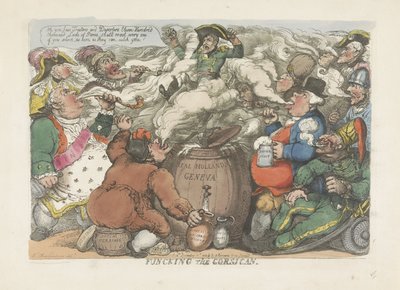 Fumigazione del Corso, 1813 da Thomas Rowlandson
