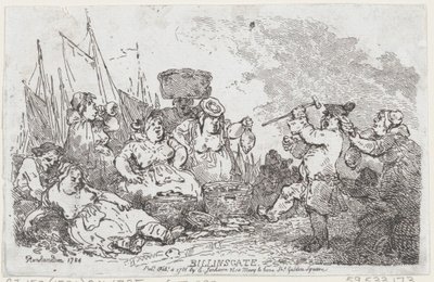 Billingsgate, 4 febbraio 1786 da Thomas Rowlandson