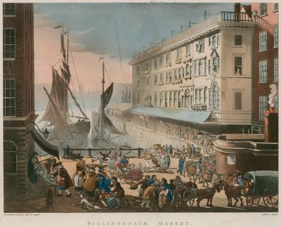 Mercato di Billingsgate da Thomas Rowlandson