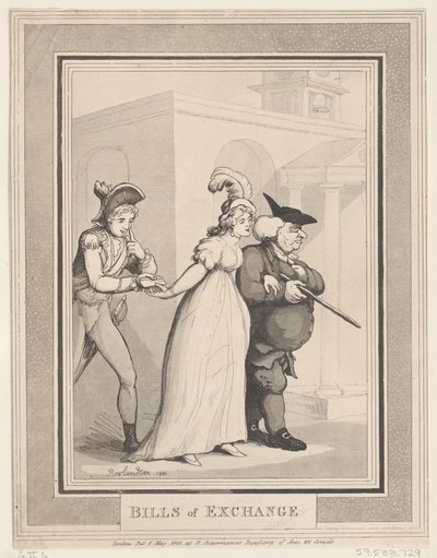 Cambiali, 1 maggio 1800 da Thomas Rowlandson