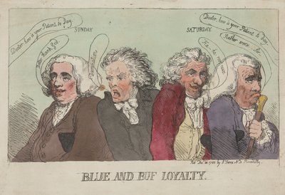 Fedeltà Blue e Buf da Thomas Rowlandson