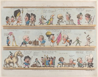Bordi per stanze e saloni, Tavola 10 da Thomas Rowlandson
