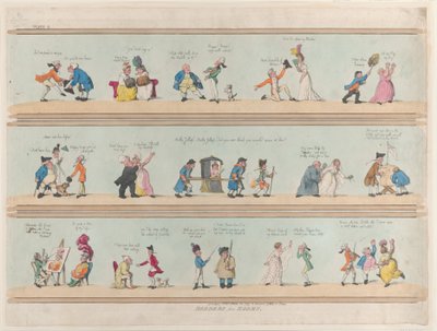 Bordi per stanze, Tavola 2, 25 marzo 1799 da Thomas Rowlandson