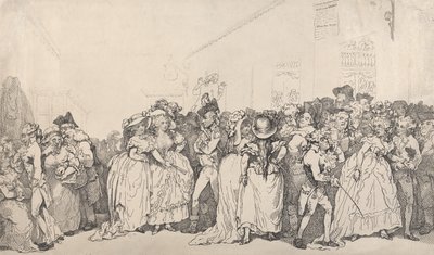 Lettini da ingresso Box da Thomas Rowlandson