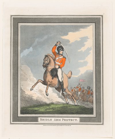 Protezione del braccio per le redini, 1 settembre 1798 da Thomas Rowlandson
