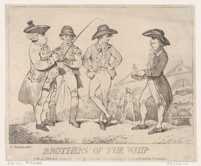 Fratelli della frusta, 27 novembre 1781 da Thomas Rowlandson