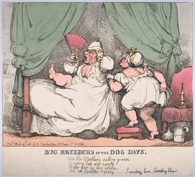 Allevatori di insetti nei giorni del cane da Thomas Rowlandson