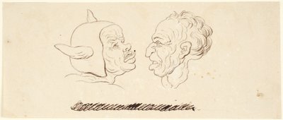 Caricature: Desiderio sensuale da Thomas Rowlandson