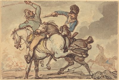 Scaramuccia di cavalleria da Thomas Rowlandson
