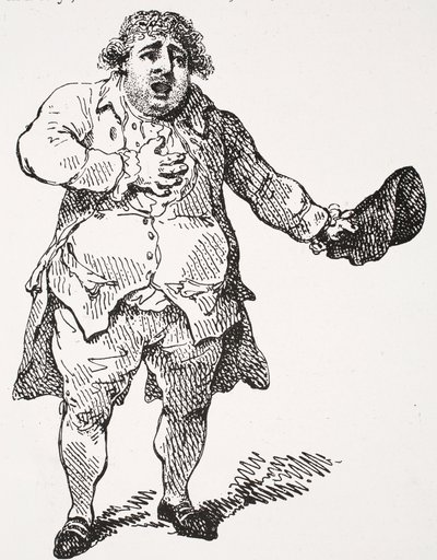 Charles James Fox come Demostene, illustrazione da 
