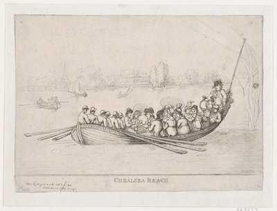 Chelsea Reach da Thomas Rowlandson