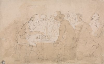 Giocatori di scacchi da Thomas Rowlandson