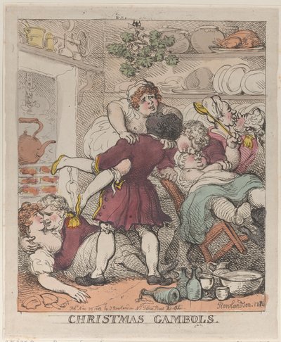 Giochi di Natale, 30 novembre 1812 da Thomas Rowlandson