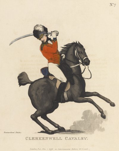 Cavalleria di Clerkenwell, c.1799 da Thomas Rowlandson