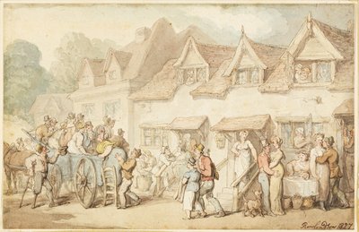 Carrozza che Cambia Cavalli da Thomas Rowlandson