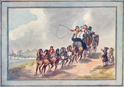 Carrozza e Sei, 1907 da Thomas Rowlandson