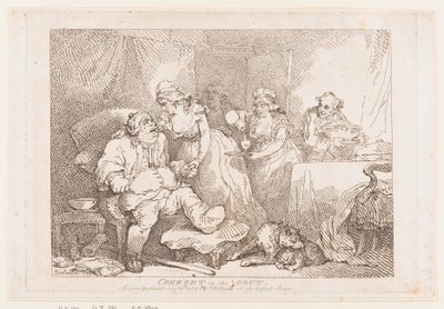Il benessere nella gotta da Thomas Rowlandson