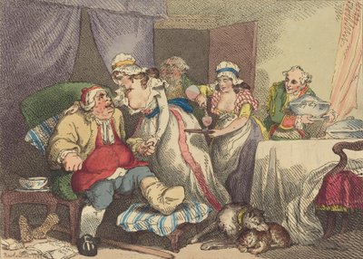 Conforto nella gotta da Thomas Rowlandson