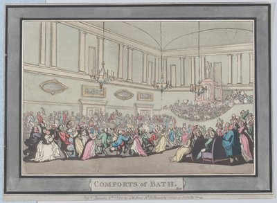 Comforts of Bath, Plate 10 da Thomas Rowlandson