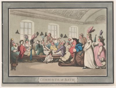 Comforts of Bath, Tavola 11 da Thomas Rowlandson