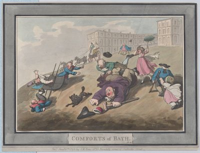 Comforts of Bath, Plate 12 da Thomas Rowlandson