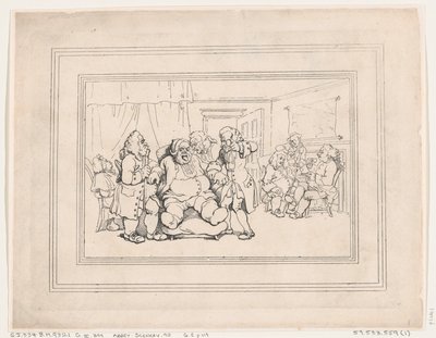Comforts of Bath, Plate 1, 6 gennaio 1798 da Thomas Rowlandson