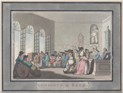 Comforts of Bath, Tavola 3 da Thomas Rowlandson