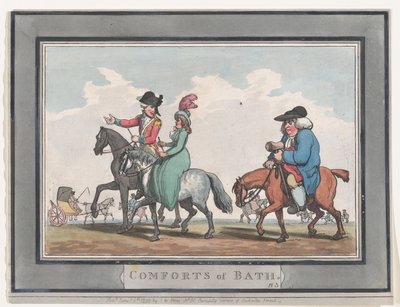 Comforts of Bath, Piatto 5, 6 gennaio 1798 da Thomas Rowlandson