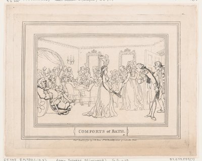 Comforts of Bath, Tavola 8 da Thomas Rowlandson