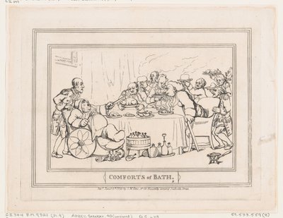 I piaceri del bagno, tavola 9 da Thomas Rowlandson