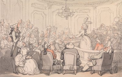 I piaceri del bagno: il concerto da Thomas Rowlandson