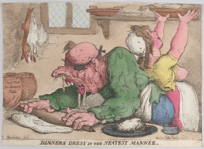 Cene Preparati nel Modo Più Elegante da Thomas Rowlandson