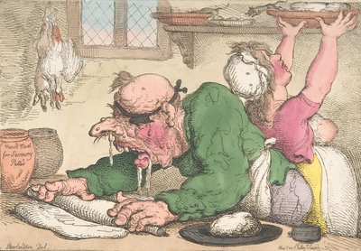 Cene preparate nel modo più ordinato da Thomas Rowlandson