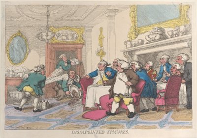 Epicurei delusi da Thomas Rowlandson