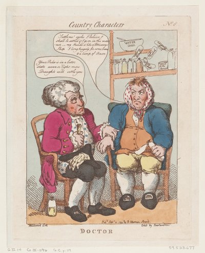 Dottore da Thomas Rowlandson