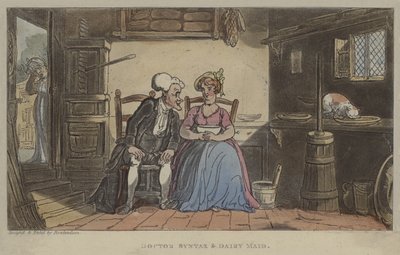 Dottor Syntax e la lattaia da Thomas Rowlandson