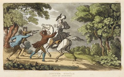 Dottor Syntax e i banditi da Thomas Rowlandson