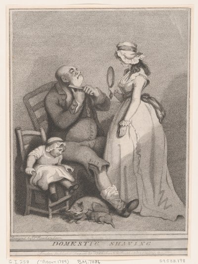 Rasatura domestica da Thomas Rowlandson