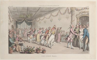 Il ballo di Don Luigi, da Napoli e la Campagna Felice: in una serie di lettere da Thomas Rowlandson