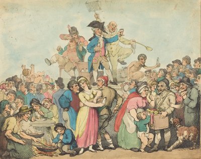 Dr. Botherum, il ciarlatano, 1800 da Thomas Rowlandson