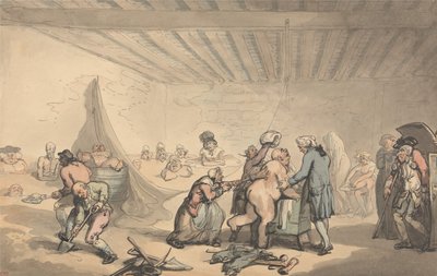 Stabilimento balneare del dottor Graham da Thomas Rowlandson