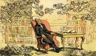 Il dottor Syntax - il sogno del dottore da Thomas Rowlandson