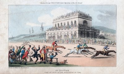 Il Dr. Syntax perde i suoi soldi alla corsa di York, 1813 da Thomas Rowlandson