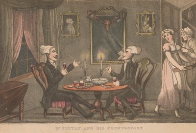 Dr. Syntax e il suo Controparte da Thomas Rowlandson