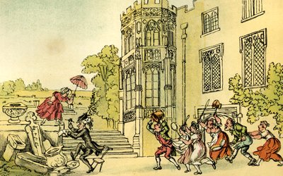 Il dottor Syntax e le api da Thomas Rowlandson