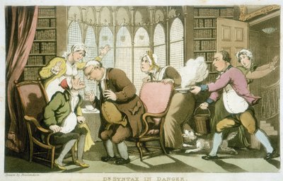 Dottor Syntax in pericolo da Thomas Rowlandson