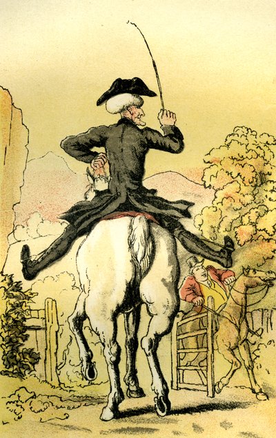 Il dottor Syntax parte in cerca di una moglie da Thomas Rowlandson