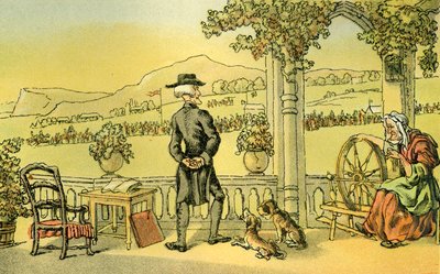 Il dottor Syntax soliloquio da Thomas Rowlandson