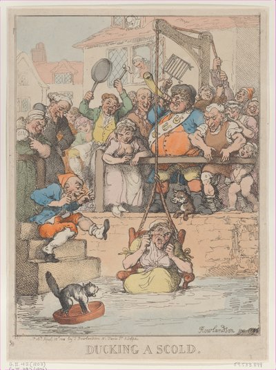 Punizione di una bisbetica da Thomas Rowlandson