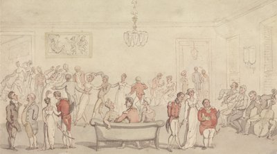 Balli di coppia eleganti da Thomas Rowlandson